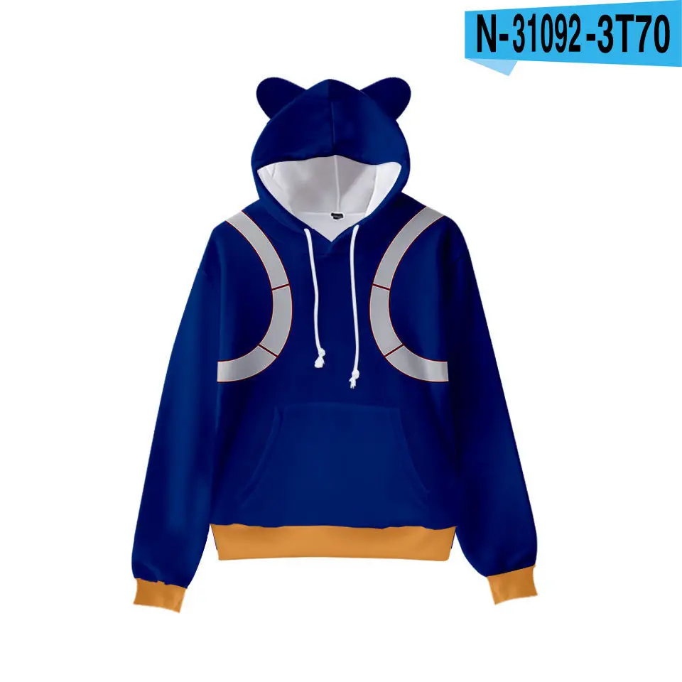 3D Fleece Hooded Vest for Kids with Cat Ear Design - Image 3