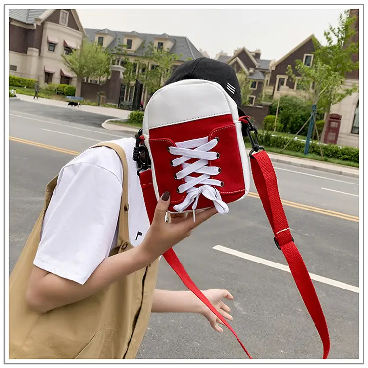 Red Crossbody Mobile Phone Bag for Women — feature 17