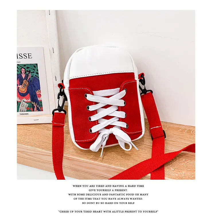 Red Crossbody Mobile Phone Bag for Women — feature 48
