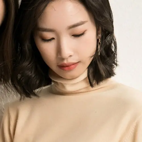 Women's Fall Woolen Collar Sweater Olive Green Slim Fit - Image 6