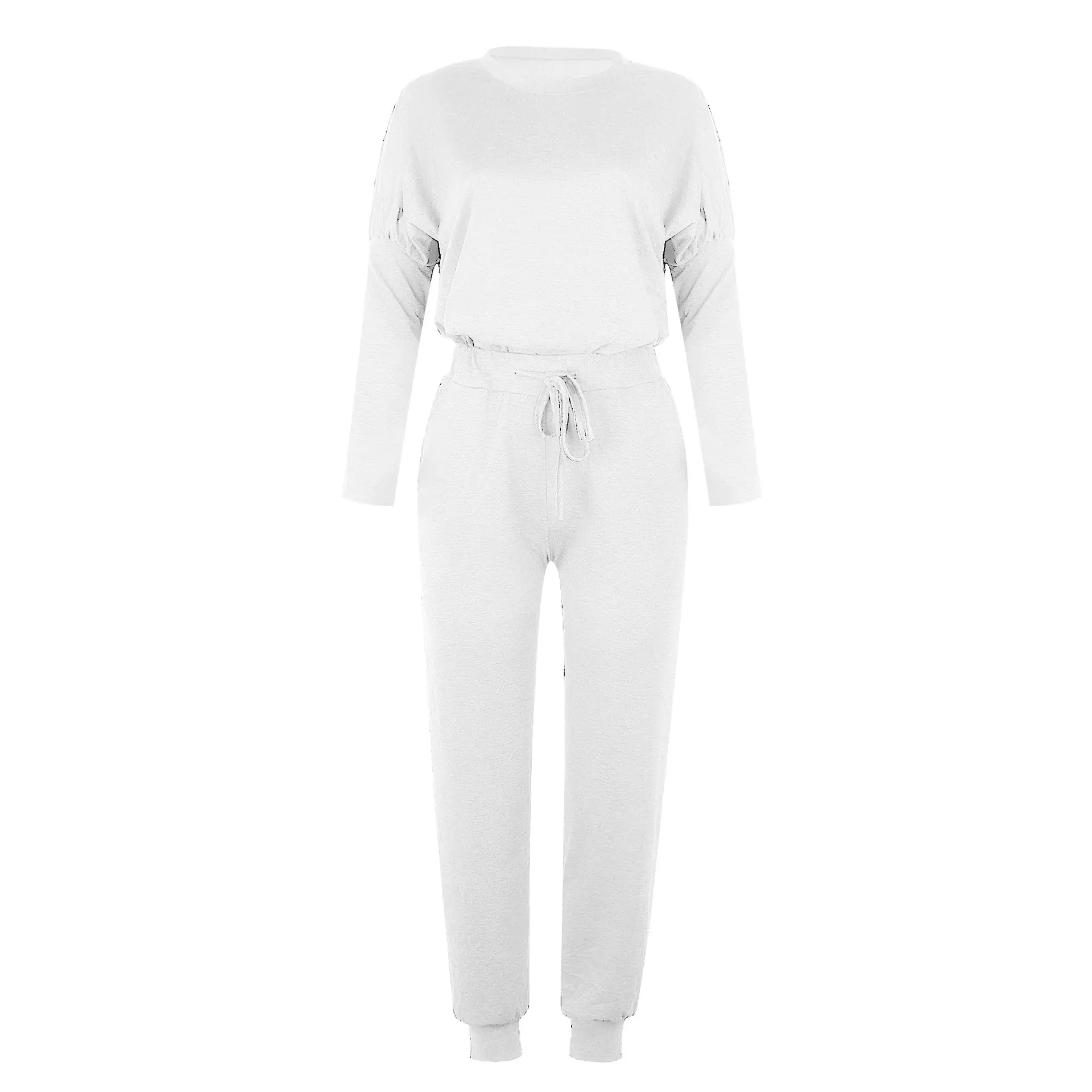Women's Long Sleeve Sweatpants Set Multi Color Casual Set - Image 17