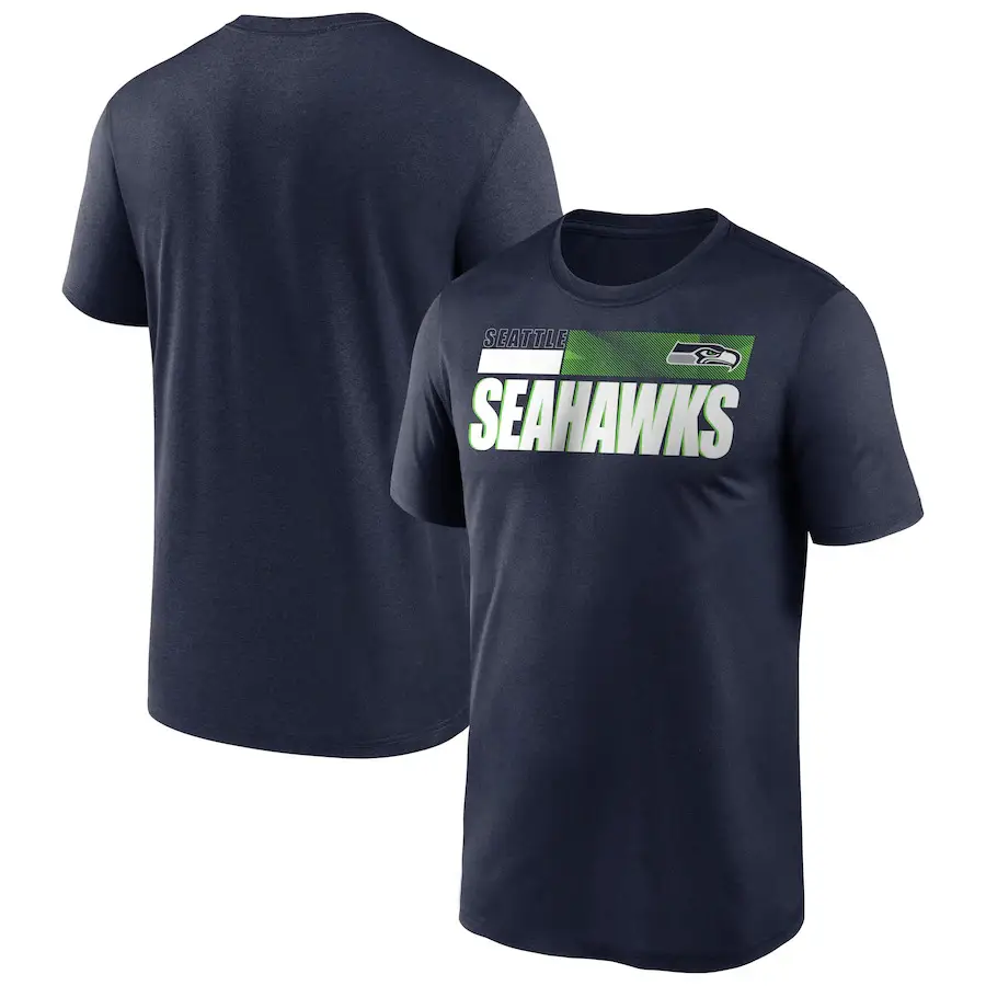 NFL Titans Men Navy T-Shirt Loose Large Quick Dry - Image 26