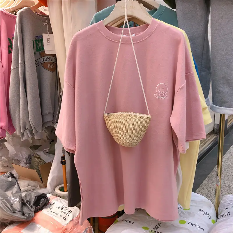 Women Korean Short Sleeve T-Shirt 2026 Summer Loose Fit - Image 10