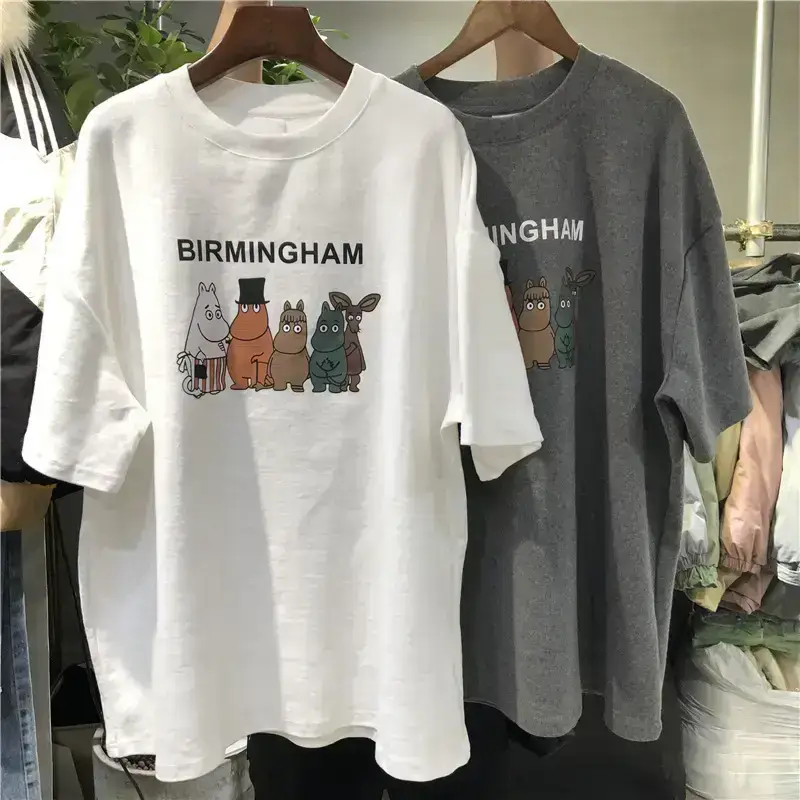 Women Korean Short Sleeve T-Shirt 2026 Summer Loose Fit - Image 5