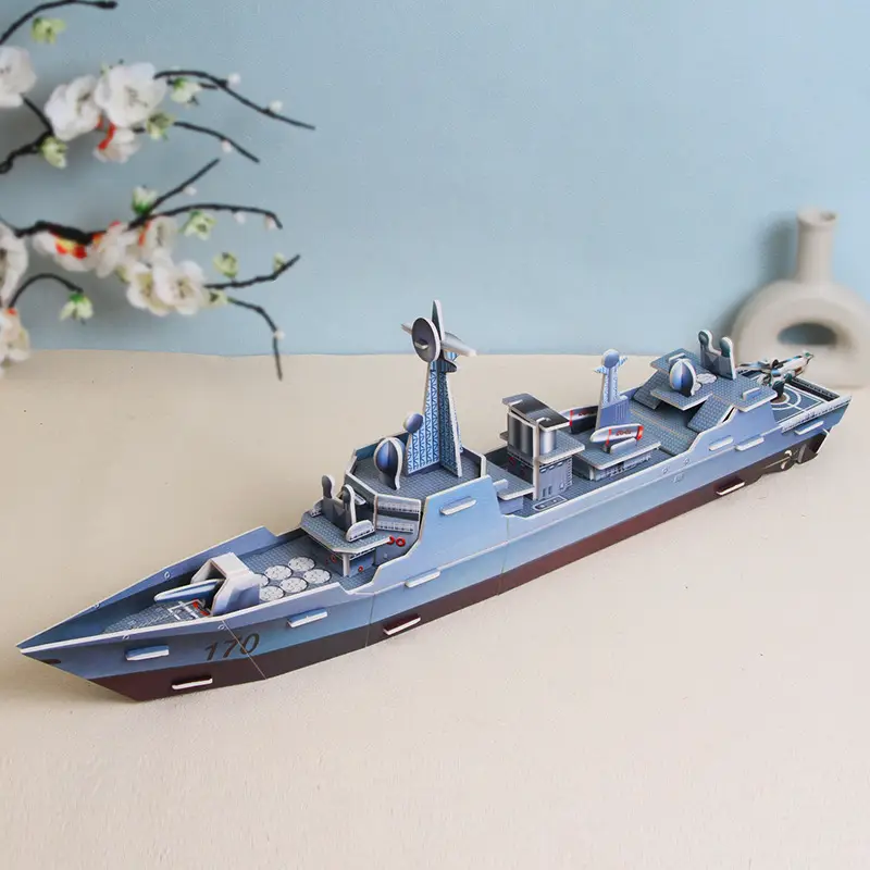 3D Aircraft Carrier Puzzle for Kids Educational Toy