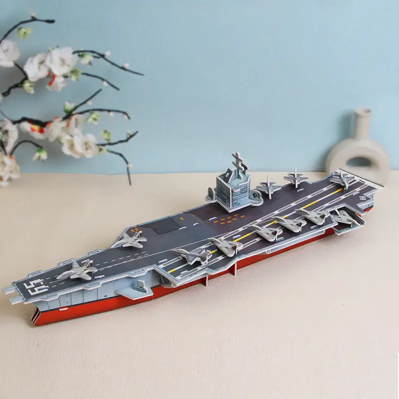 3D Aircraft Carrier Puzzle for Kids Educational Toy