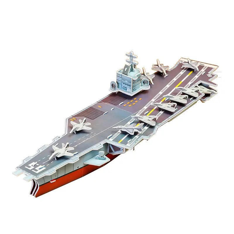 3D Aircraft Carrier Puzzle for Kids Educational Toy