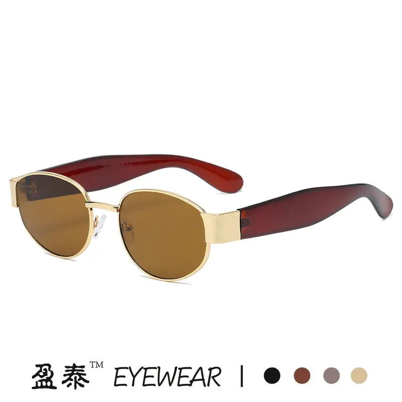 Red Gold Teal Sunglasses for Women - Image 11