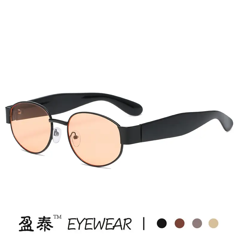 Red Gold Teal Sunglasses for Women - Image 12