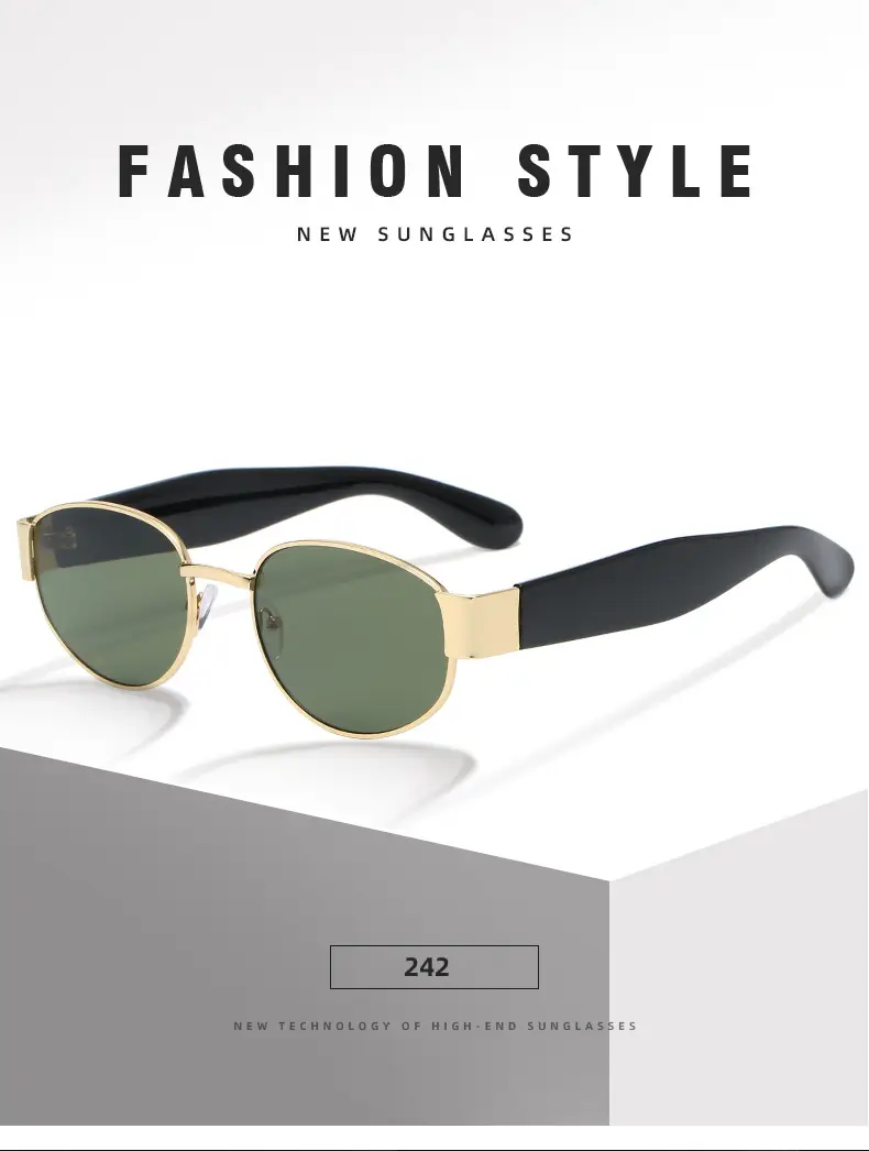 Red Gold Teal Sunglasses for Women — feature 11