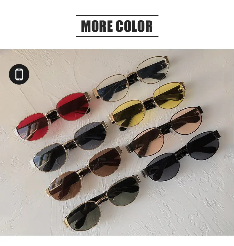 Red Gold Teal Sunglasses for Women — feature 22