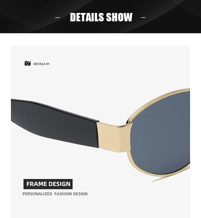 Red Gold Teal Sunglasses for Women — feature 23