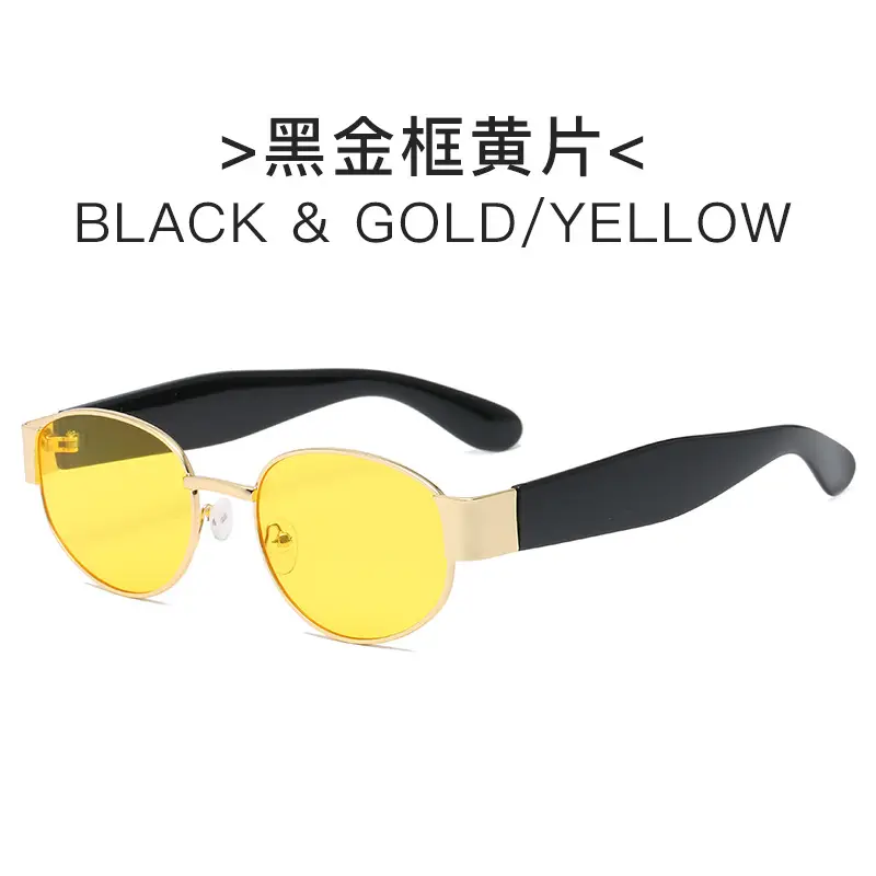 Red Gold Teal Sunglasses for Women - Image 3
