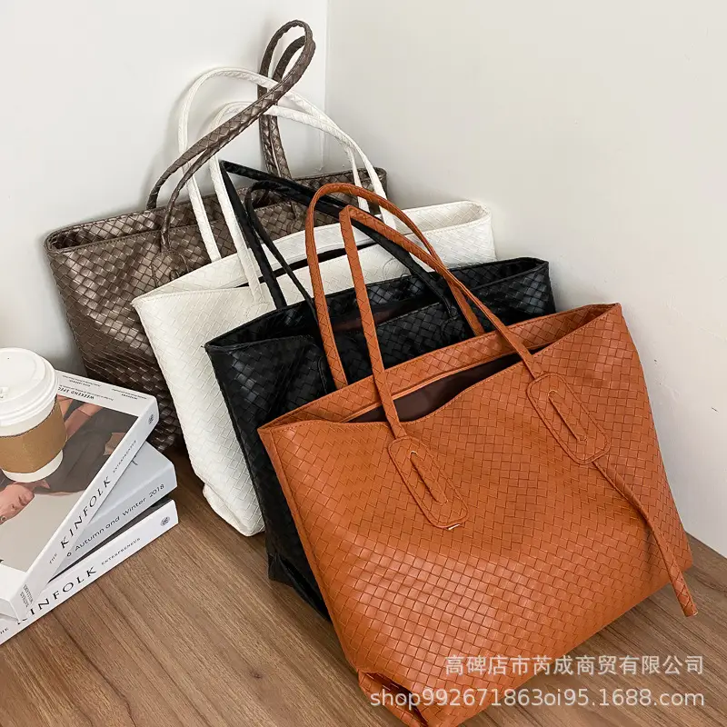 2020 European Fashion Woven Tote Bag Large Capacity - Image 7