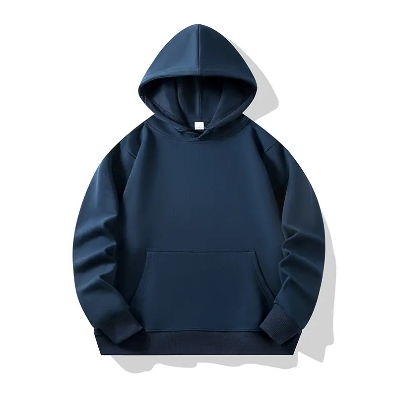 Men Wool Hoodie Green 300g Long Sleeve - Image 5