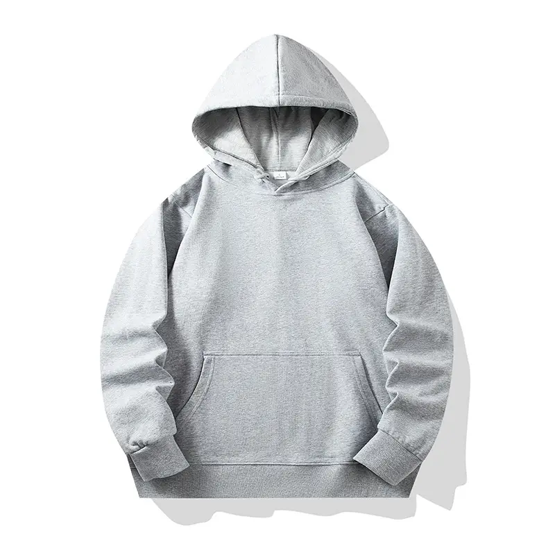 Men Wool Hoodie Green 300g Long Sleeve - Image 3