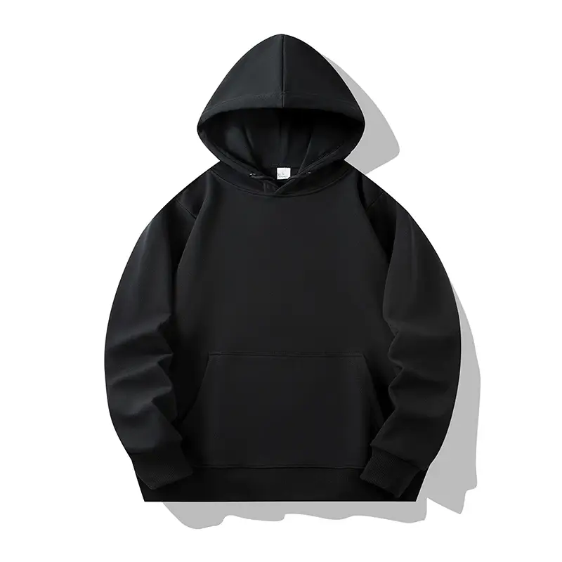 Men Wool Hoodie Green 300g Long Sleeve - Image 4