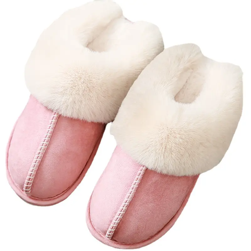 Cotton Slippers Women's Autumn and Winter Household Plush Home Couple Warm Men's Moon Non-slip Wholesale Cotton Slippers Cross-border