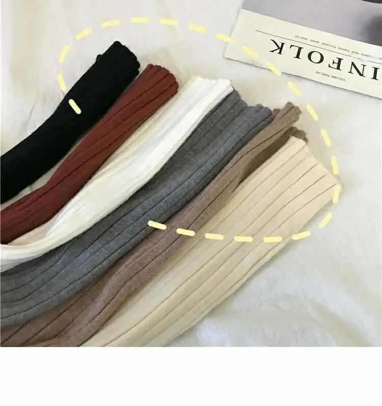 2025 Women's Ribbed Half-High Collar Sweater Top — feature 25