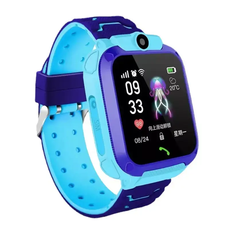 children's telephone watches children's positioning smart watches foreign trade 5 generations 6 multi-language q12