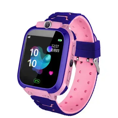 children's telephone watches children's positioning smart watches foreign trade 5 generations 6 multi-language q12