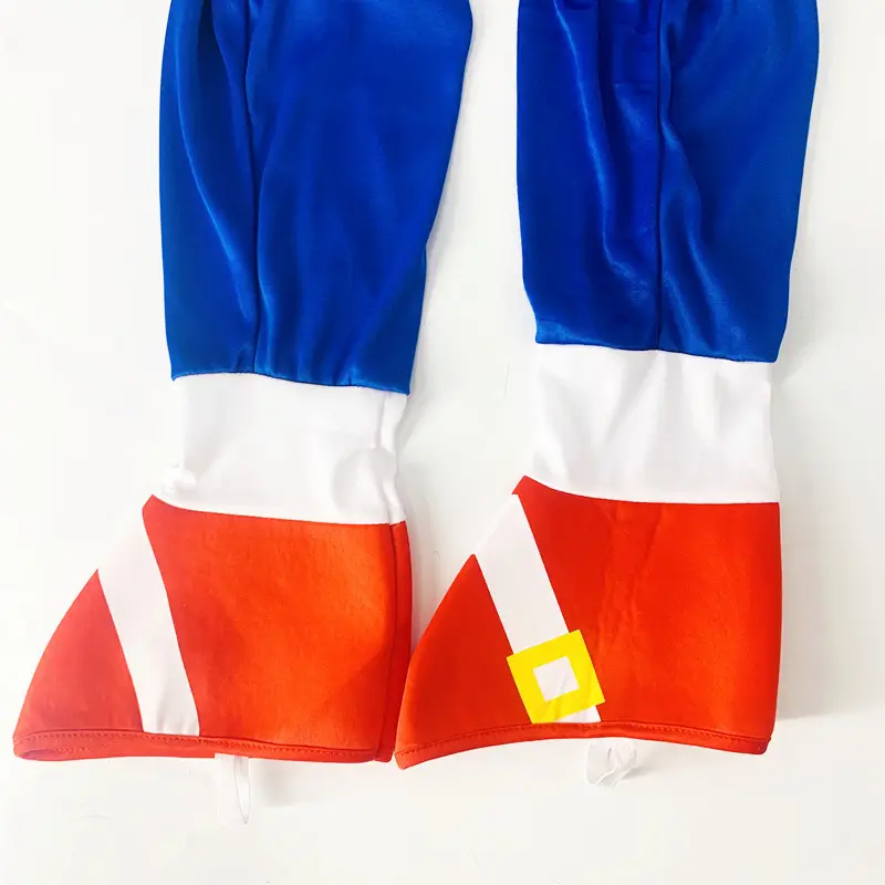 Sonic Hedgehog Kid Cosplay Suit Blue Red - Image 7
