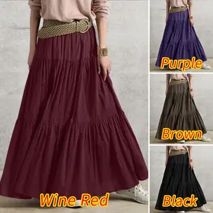 2020 Women V-Neck Long Dress Black Blue Loose Sleeveless Party Wear — feature 8