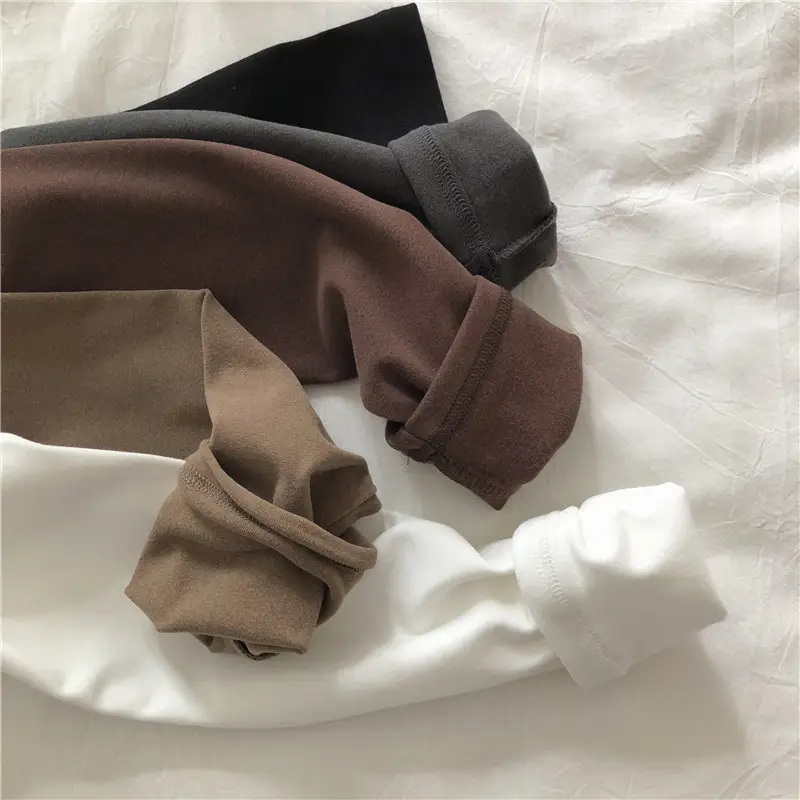 Black Velvet Long Sleeve Women's Shirt Winter Warm - Image 19