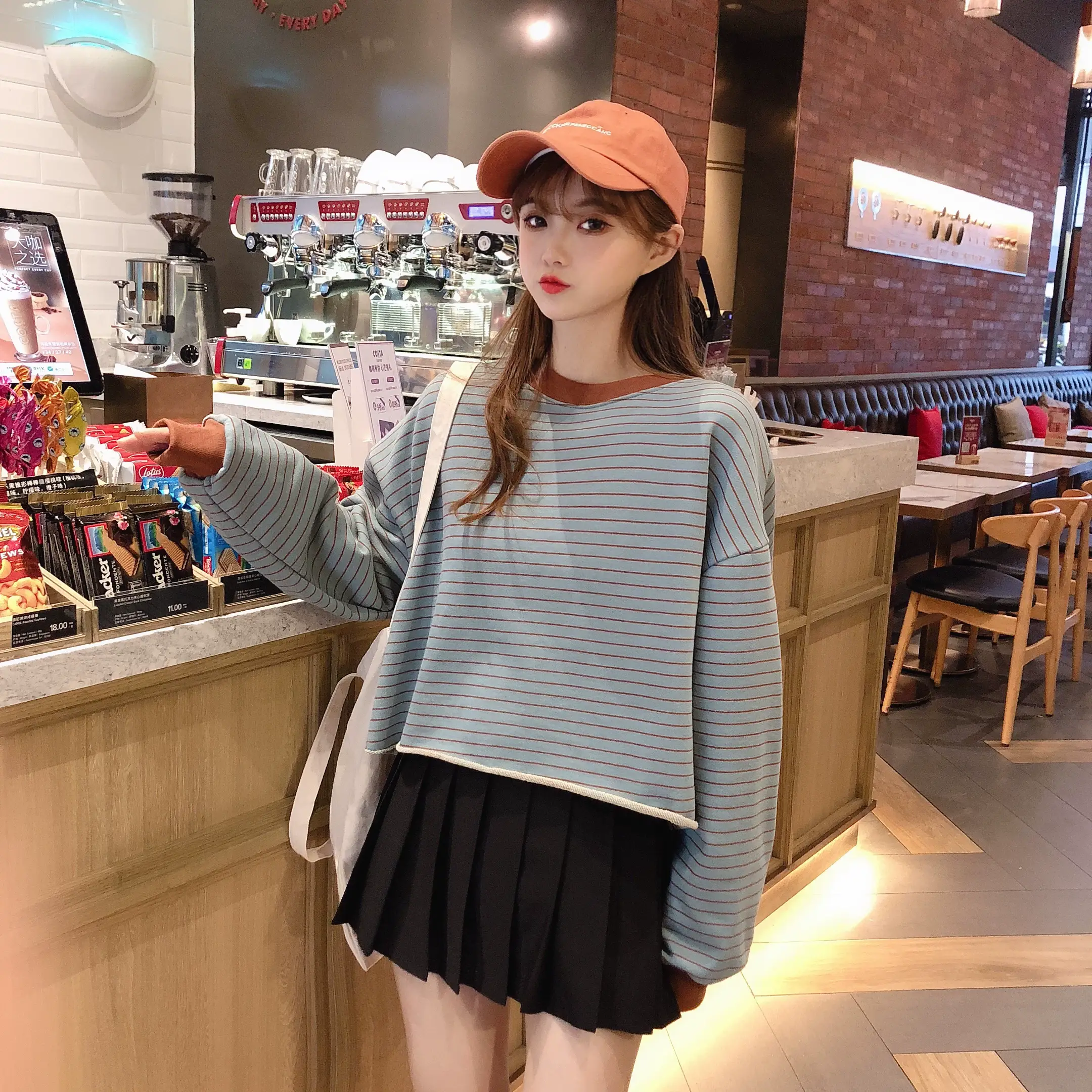 Women Striped Short Sweater 2023 New Trendy — feature 20