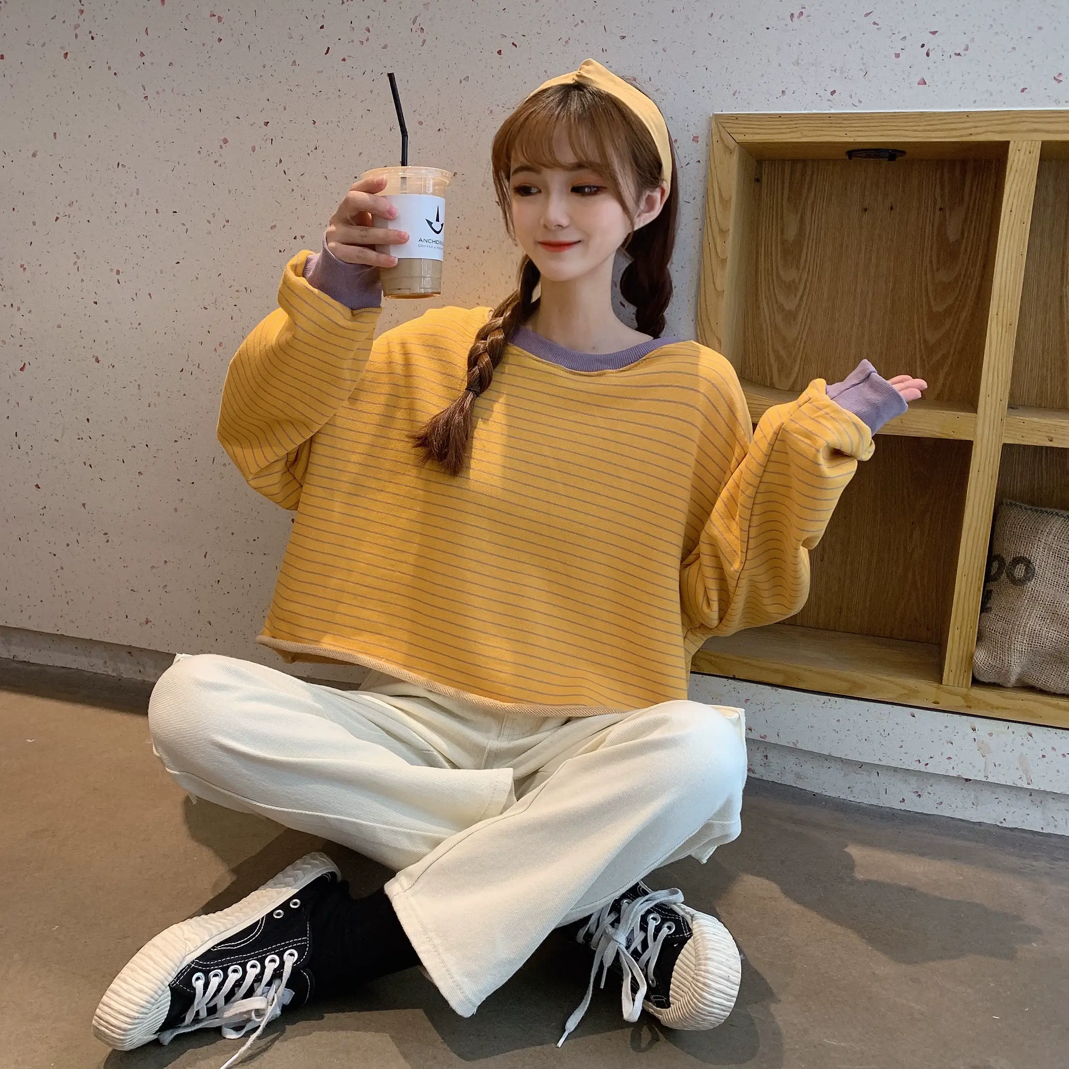 Women Striped Short Sweater 2023 New Trendy — feature 28