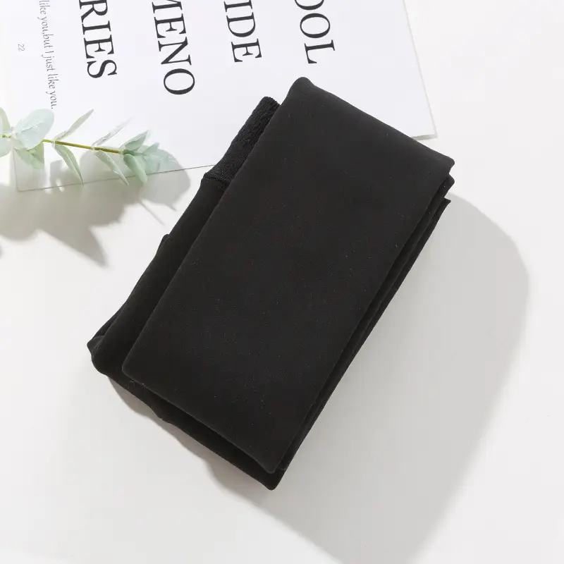Fleece Lined Black Women's Leggings 150cm Short Petite - Image 8