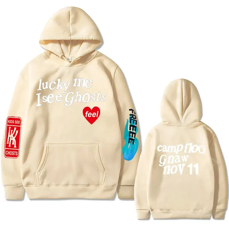 Kids Hoodie Set Black Heat Transfer Graphic