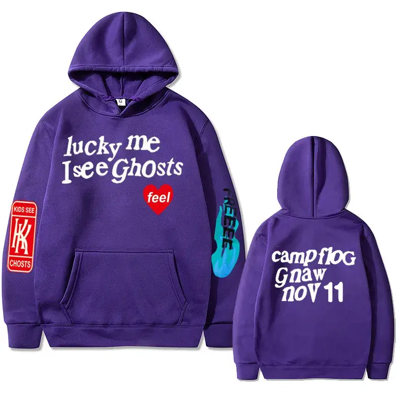 Kids Hoodie Set Black Heat Transfer Graphic