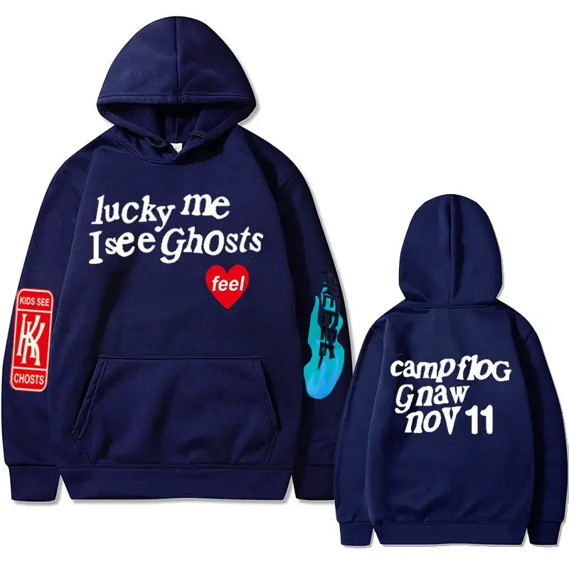 Kids Hoodie Set Black Heat Transfer Graphic
