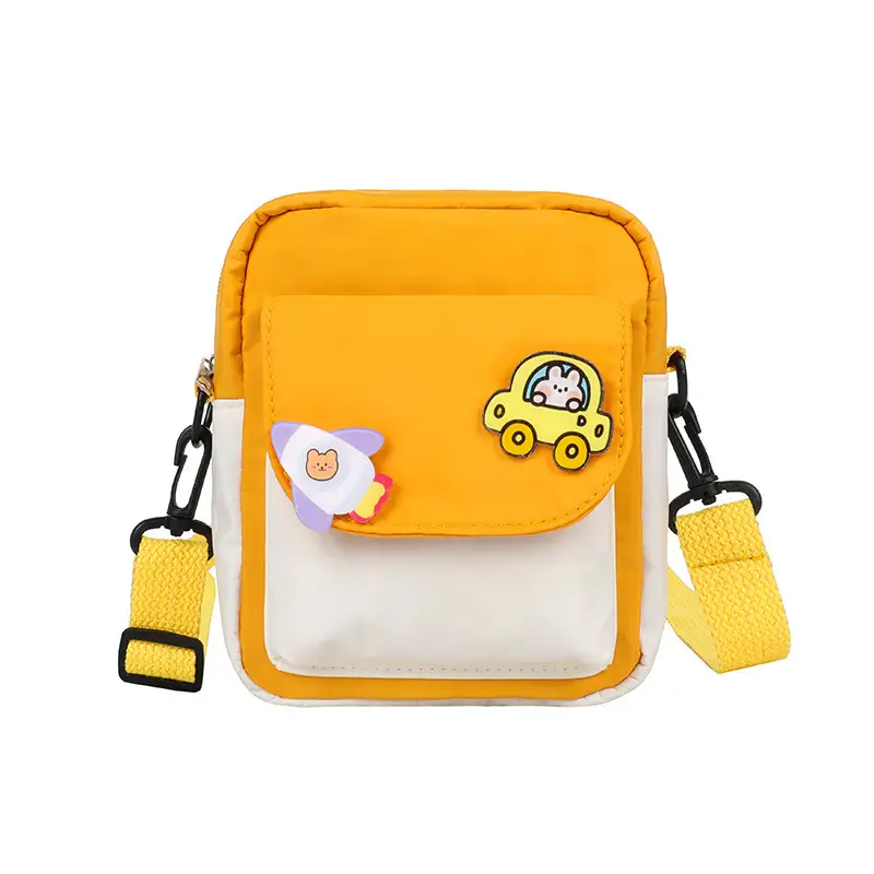 Cute Harajuku Crossbody Bag for Girls Blue White - Image 10