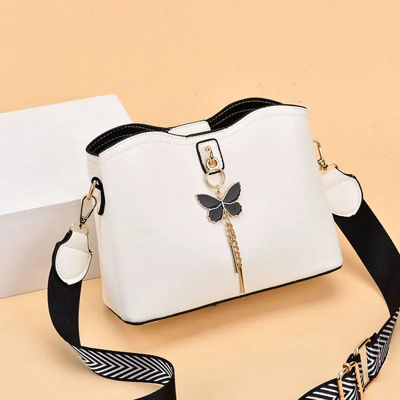 Women's Butterfly Design Crossbody Bag Light Blue 2020