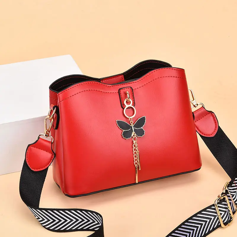 Women's Butterfly Design Crossbody Bag Light Blue 2020 - Image 7