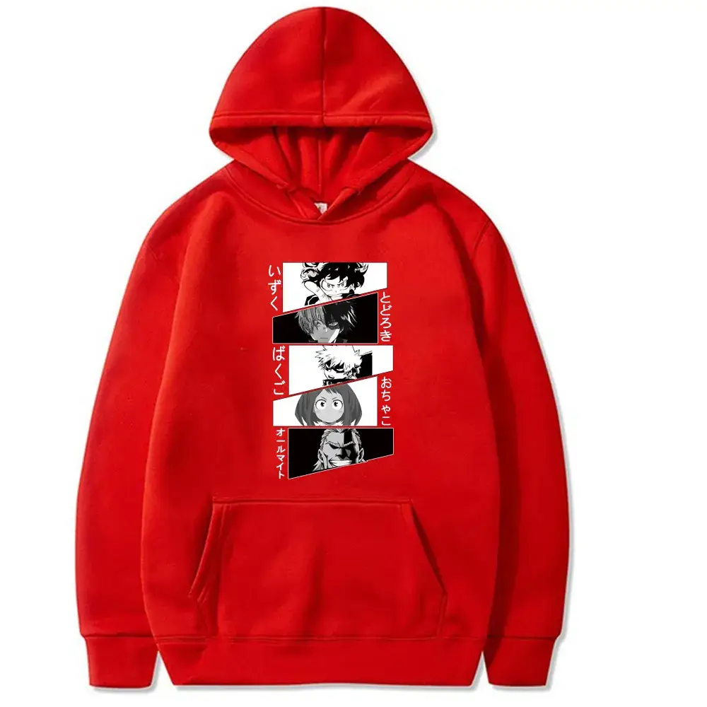 Red Cross-Brand Hooded Sweatshirt for Men Women - Image 3