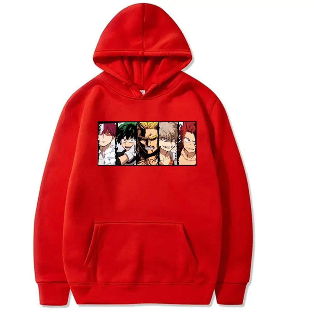 Red Cross-Brand Hooded Sweatshirt for Men Women - Image 9