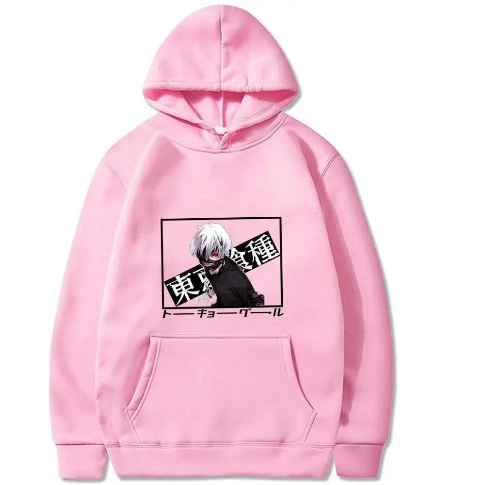 Yellow Tokyo Ghoul Hooded Sweatshirt for Men - Image 12