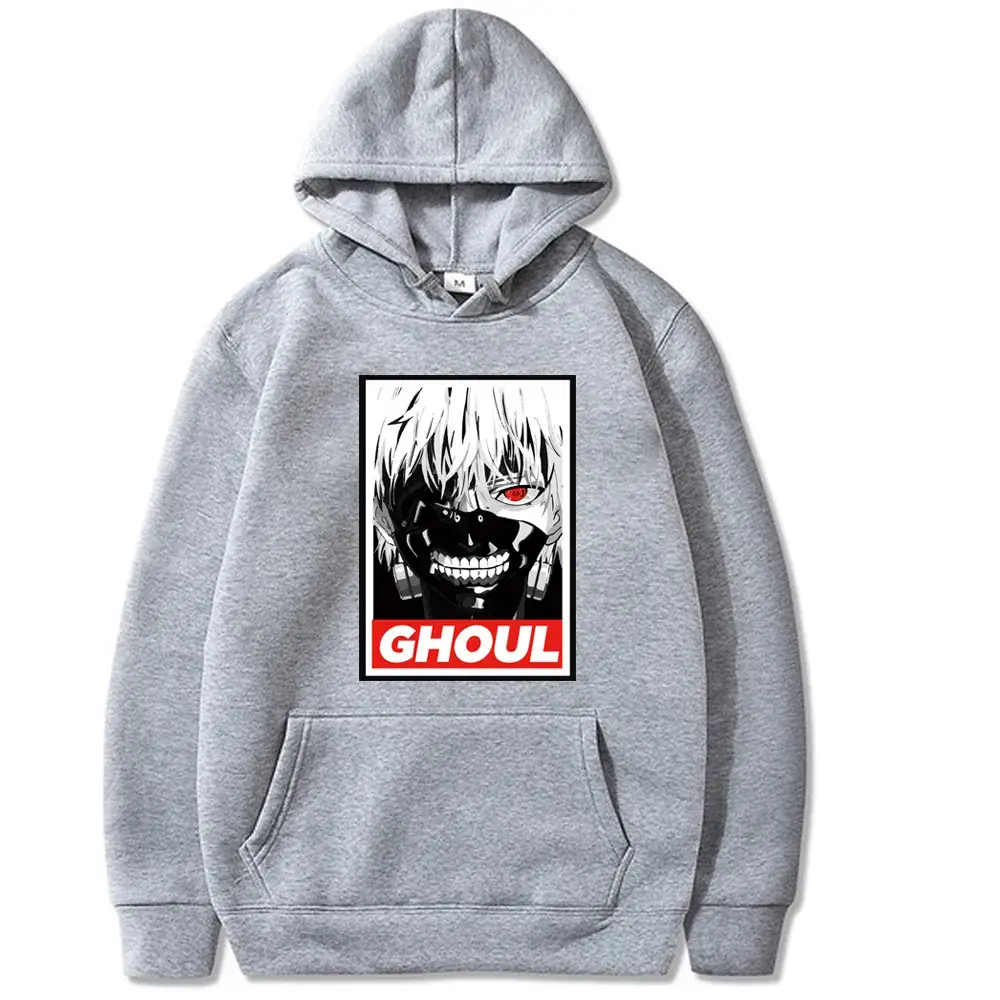 Yellow Tokyo Ghoul Hooded Sweatshirt for Men - Image 4