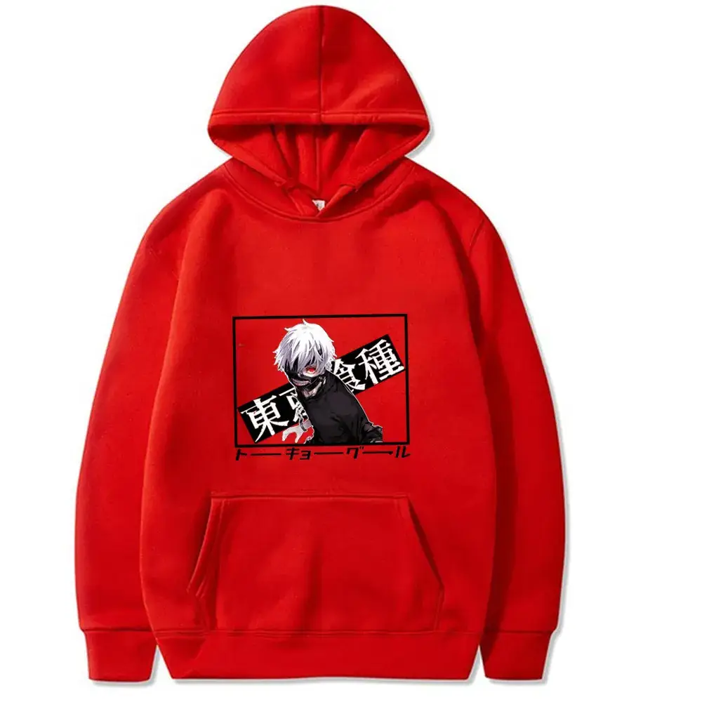Yellow Tokyo Ghoul Hooded Sweatshirt for Men - Image 9