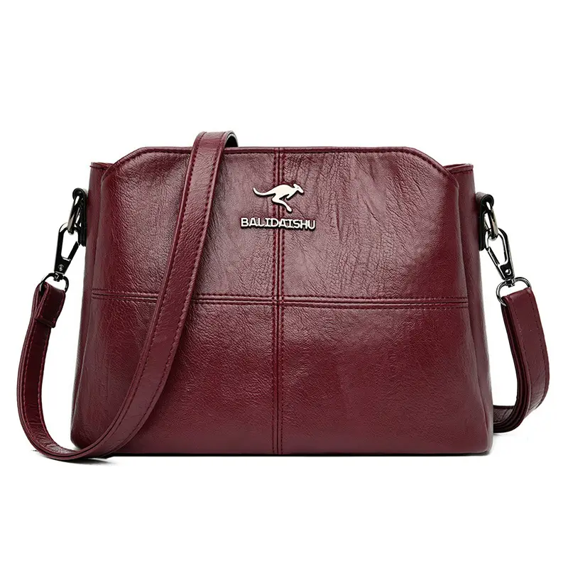 Women's Purple Embroidered Shoulder Bag 2023 - Image 8