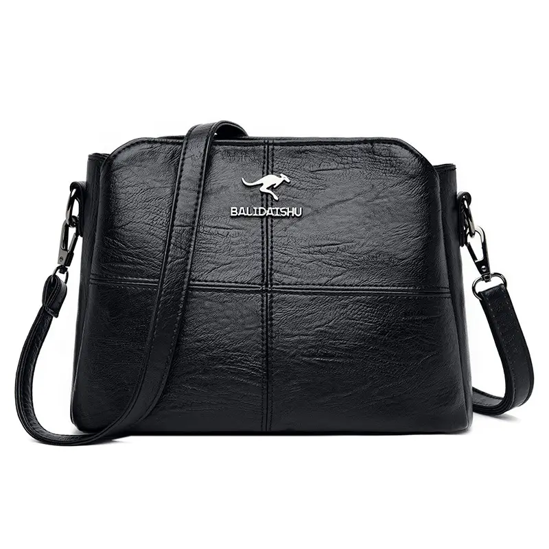 Women's Purple Embroidered Shoulder Bag 2023 - Image 6