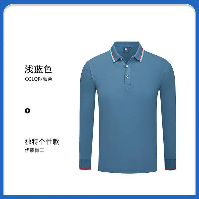 2020 Custom Printed Lapel Polo Shirt with Embroidery & Buttons - Image 3