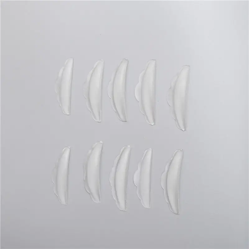 5 Pairs Green Silicone Eyelash Gaskets for Smilies