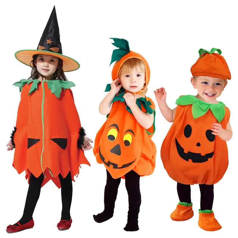 Cute Halloween Costume Set for Kids Red Yellow Blue — feature 6
