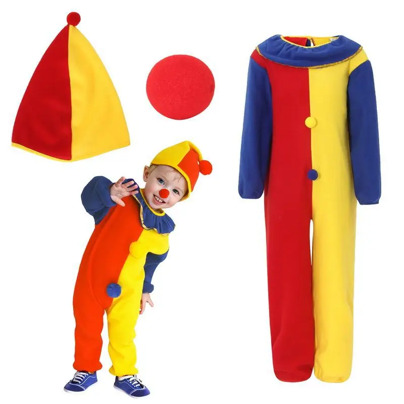 Cute Halloween Costume Set for Kids Red Yellow Blue - Image 7