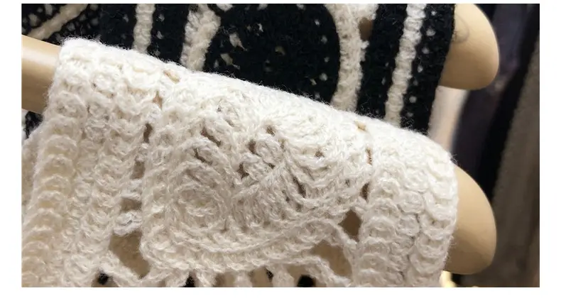 Women's Lace Hollow-out Vest with Hook Sleeve — feature 12