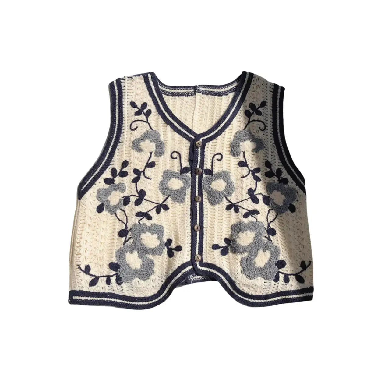 Women's Lace Hollow-out Vest with Hook Sleeve